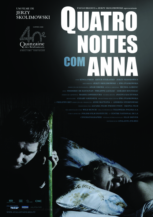 Cztery noce z Anna - Portuguese Movie Poster