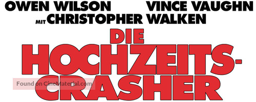 Wedding Crashers - German Logo