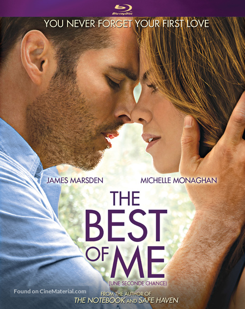 The Best of Me - Canadian Blu-Ray movie cover