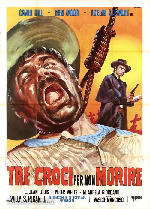 Tre croci per non morire - Italian Movie Poster