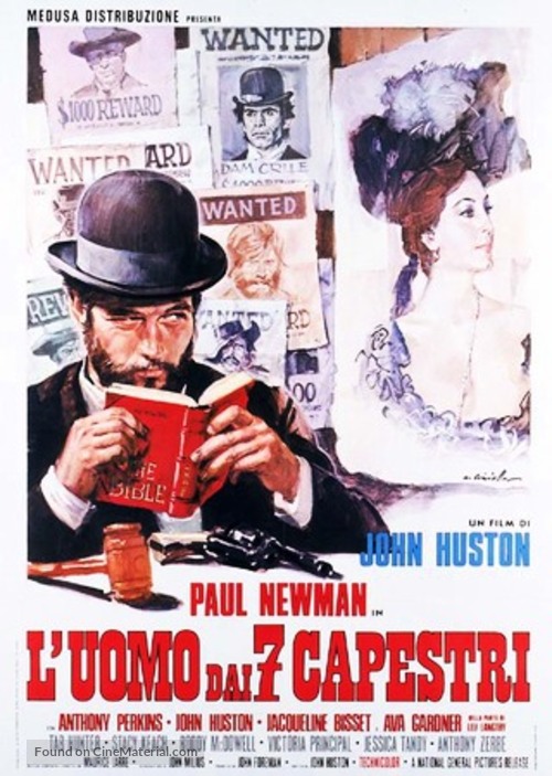 The Life and Times of Judge Roy Bean - Italian Movie Poster