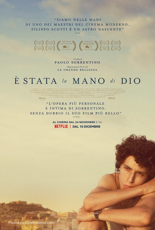 &Egrave; stata la mano di Dio - Italian Movie Poster