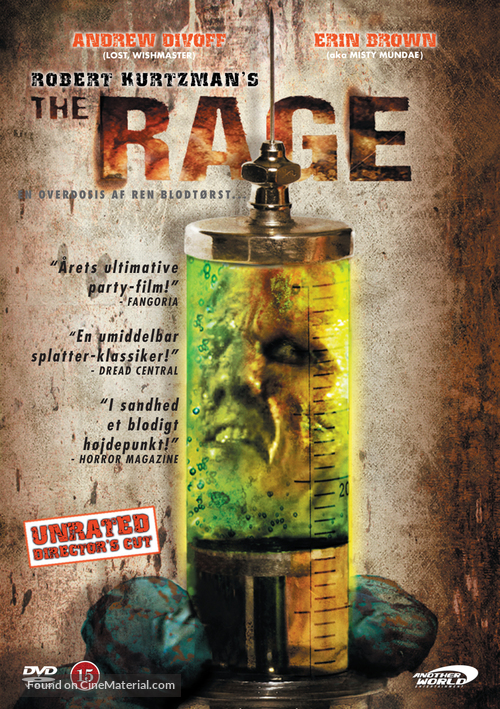 The Rage - Danish DVD movie cover