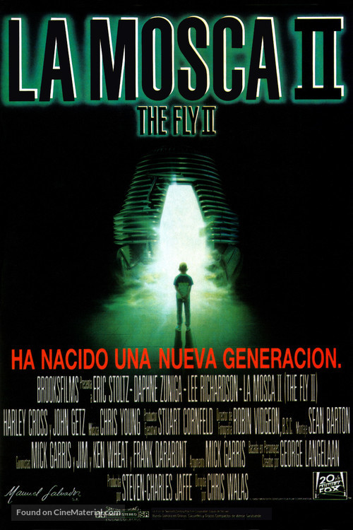 The Fly II - Spanish Movie Poster