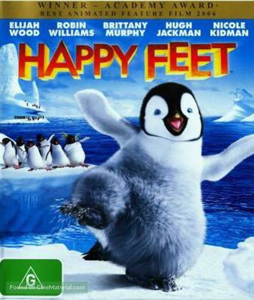 Happy Feet - Australian Blu-Ray movie cover