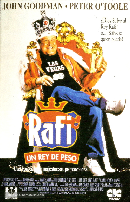 King Ralph - Spanish Movie Cover