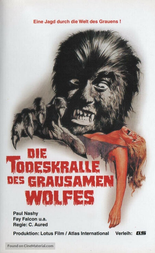 Retorno de Walpurgis, El - German VHS movie cover