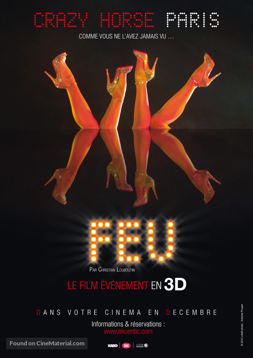 FEU: Crazy Horse Paris - French Movie Poster