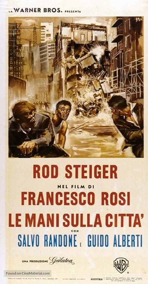 Le mani sulla citt&agrave; - Italian Movie Poster