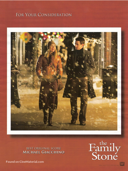 The Family Stone - For your consideration movie poster
