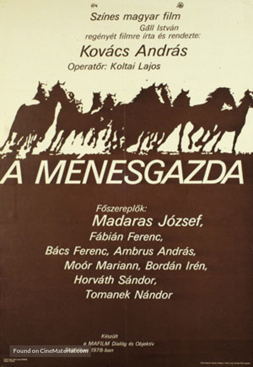 A m&eacute;nesgazda - Hungarian Movie Poster