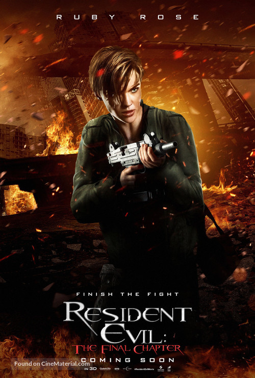 Resident Evil: The Final Chapter - British Movie Poster