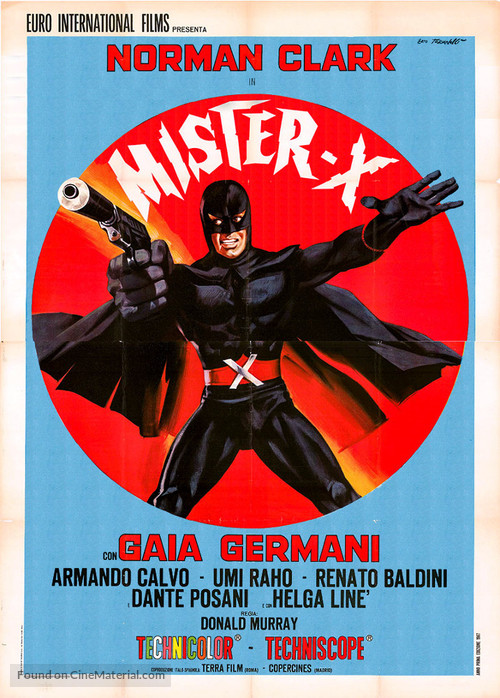 Mister X - Italian Movie Poster