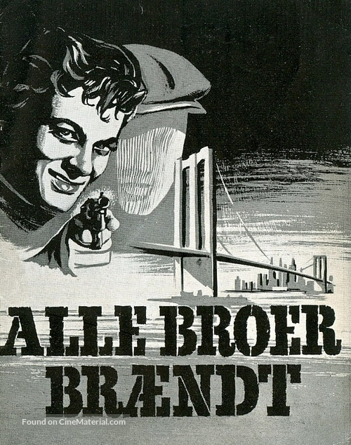 Six Bridges to Cross - Danish poster