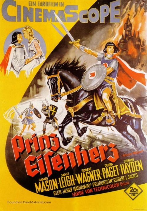 Prince Valiant - German Movie Poster