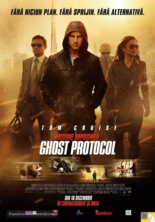 Mission: Impossible - Ghost Protocol - Romanian Movie Poster