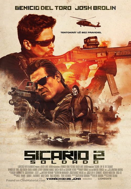 Sicario: Day of the Soldado - Slovak Movie Poster