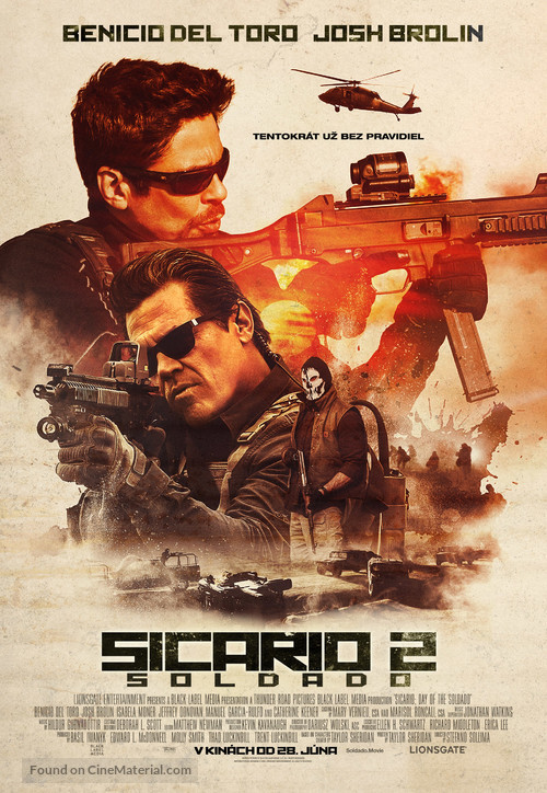Sicario: Day of the Soldado - Slovak Movie Poster