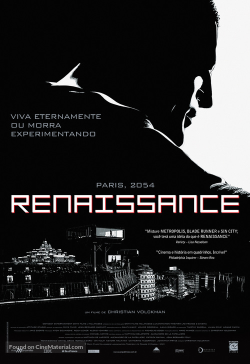 Renaissance - Brazilian Movie Poster