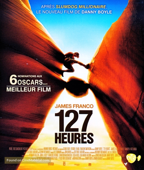 127 Hours - French Blu-Ray movie cover