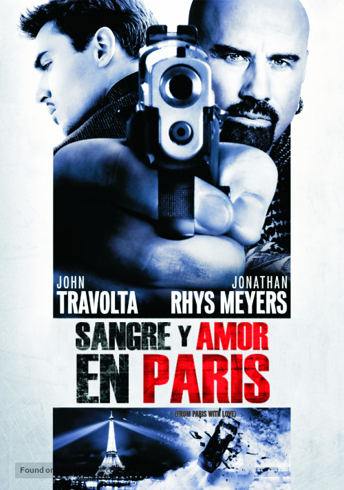 From Paris with Love - Argentinian Movie Cover