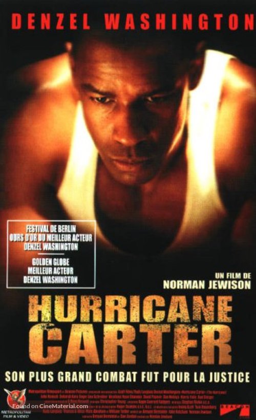 The Hurricane - French VHS movie cover