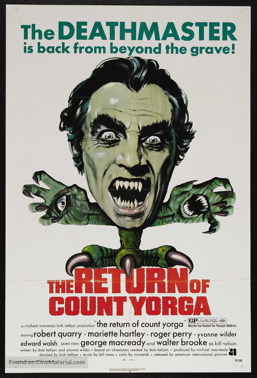 The Return of Count Yorga - Movie Poster