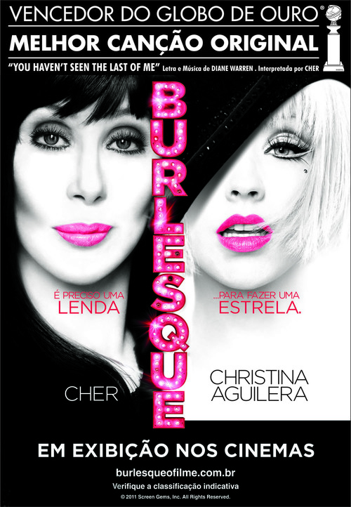 Burlesque - Brazilian Movie Poster