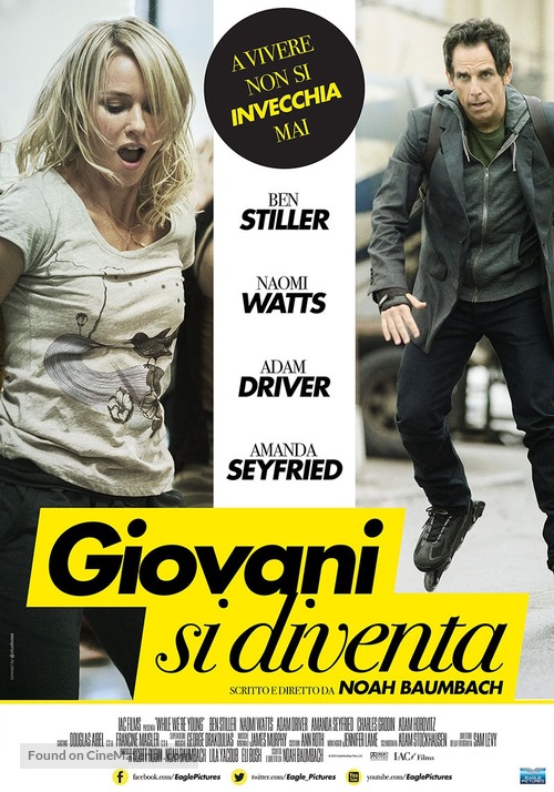 While We&#039;re Young - Italian Movie Poster