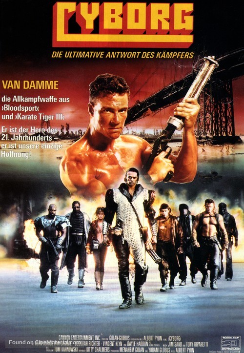 Cyborg - German Movie Poster