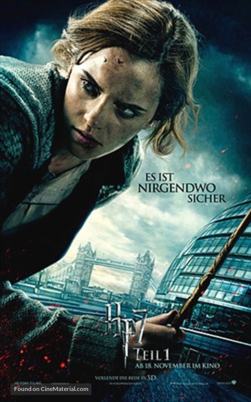 Harry Potter and the Deathly Hallows - Part 1 - German Movie Poster