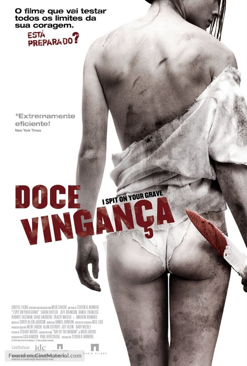 I Spit on Your Grave - Brazilian Movie Poster