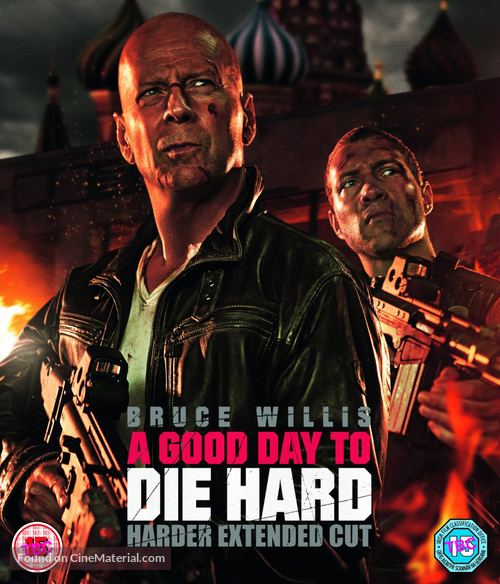 A Good Day to Die Hard - British Blu-Ray movie cover