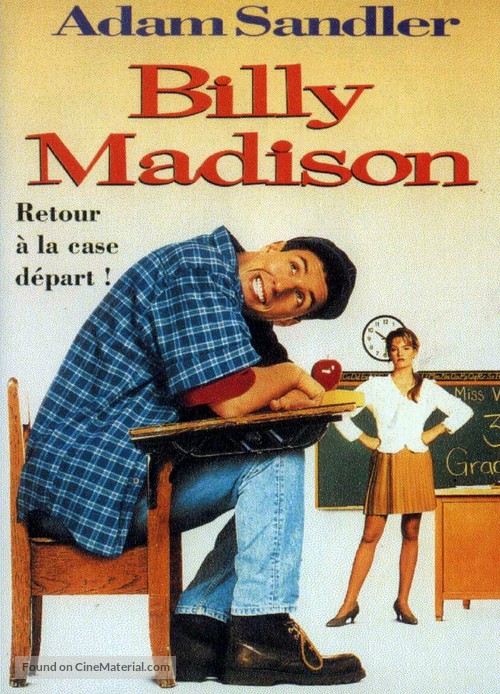 Billy Madison - French DVD movie cover