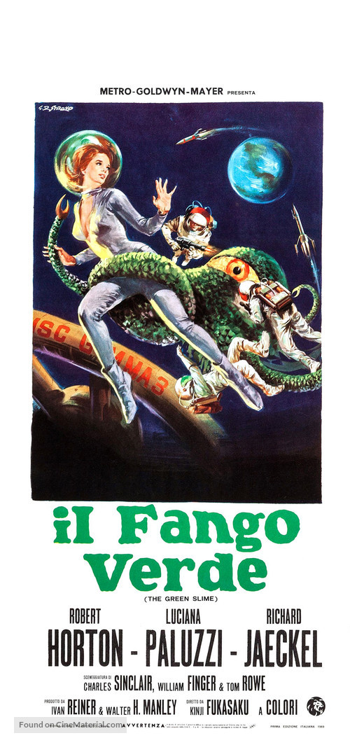 The Green Slime - Italian Movie Poster