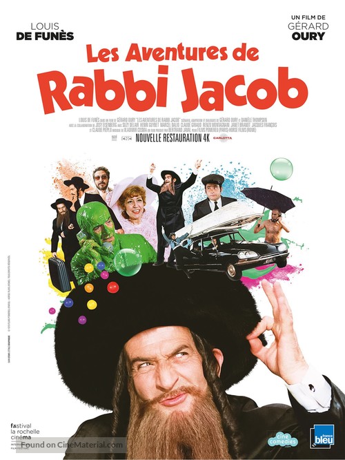 Les aventures de Rabbi Jacob - French Re-release movie poster