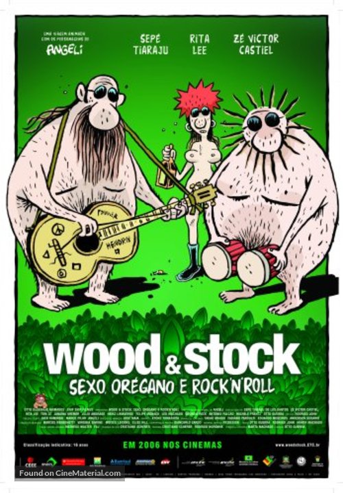 Wood &amp; Stock: Sexo, Or&eacute;gano e Rock&#039;n&#039;Roll - Brazilian Movie Poster