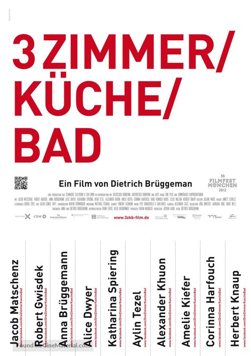 3 Zimmer/K&uuml;che/Bad - German Movie Poster