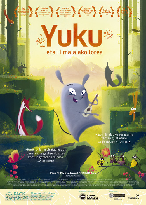 Yuku et la fleur d&#039;Himalaya - Spanish Movie Poster
