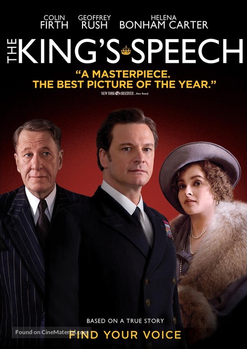 The King&#039;s Speech - DVD movie cover
