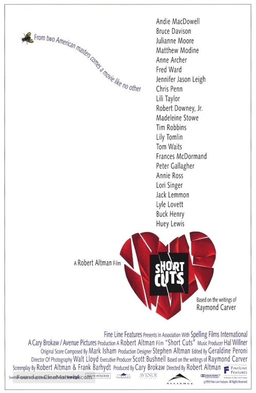 Short Cuts - Canadian Movie Poster