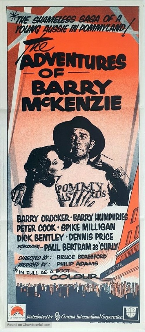 The Adventures of Barry McKenzie - Australian Movie Poster