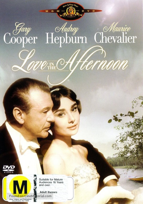 Love in the Afternoon - New Zealand DVD movie cover