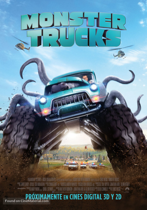 Monster Trucks - Argentinian Movie Poster