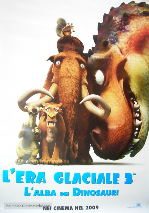 Ice Age: Dawn of the Dinosaurs - Italian Movie Poster