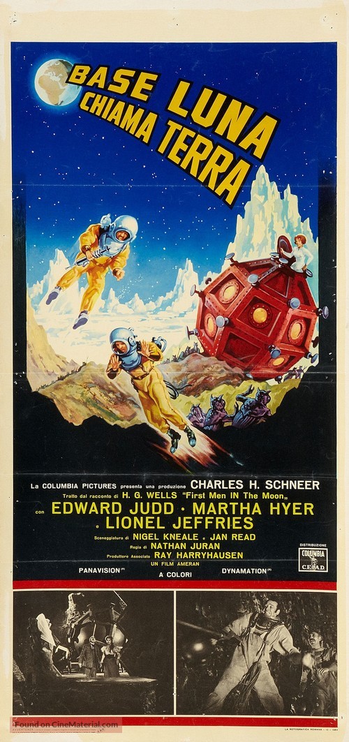 First Men in the Moon - Italian Movie Poster