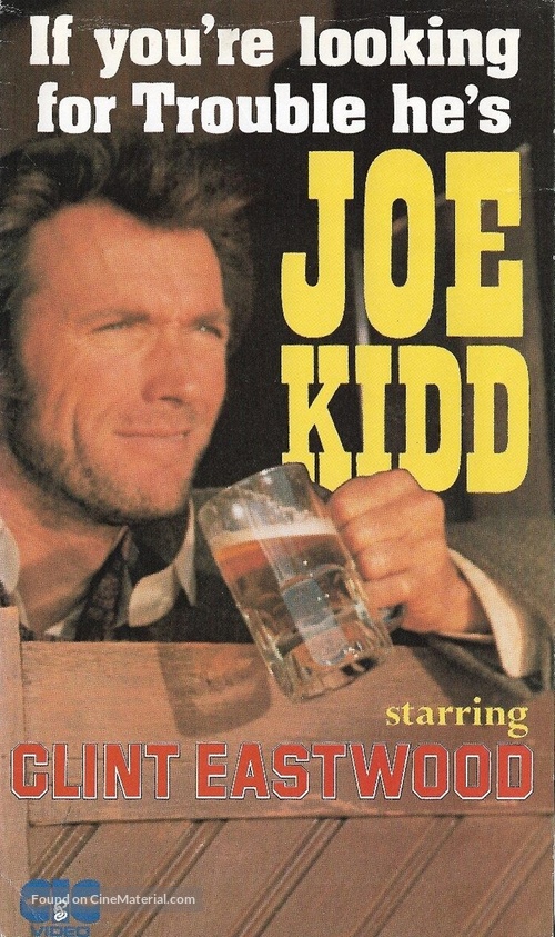 Joe Kidd - British VHS movie cover