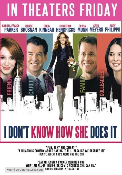 I Don&#039;t Know How She Does It - Movie Poster