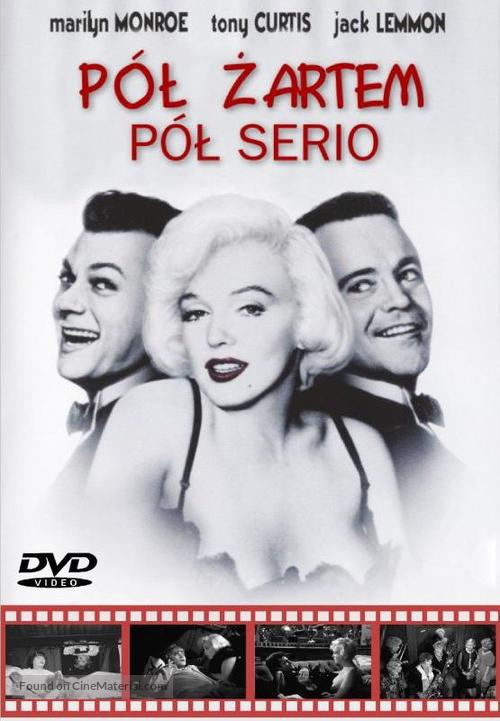 Some Like It Hot - Polish DVD movie cover