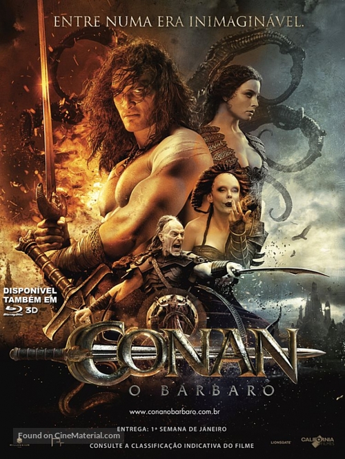 Conan the Barbarian - Brazilian Video release movie poster